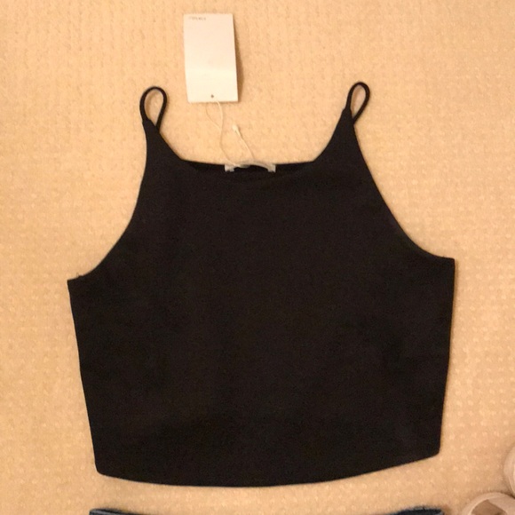 NWT ZARA STRETCHY CROP TANK - Picture 2 of 3